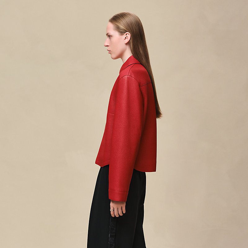 Washed deerskin jacket, View: , view 3 of 7
