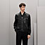 Water-repellent rib-trim jacket, View: Worn, worn, view 2 of 7