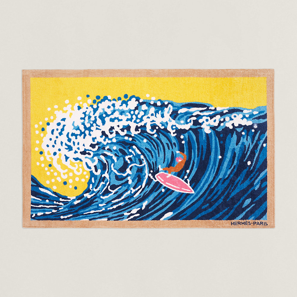 Wave beach towel | Hermès UK