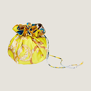 Wendbare Geldbörse aus Seide GM Hermès Deutschland