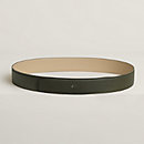 Ansicht: Vorderansicht, Wendbarer Lederriemen 38 mm