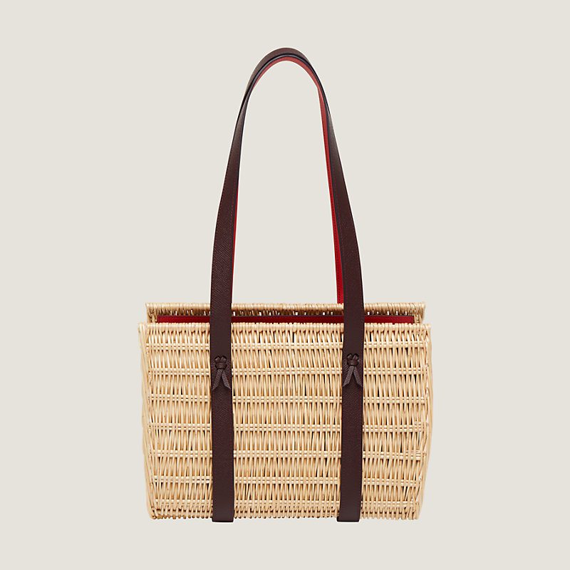 Buy Natural Hand-Woven Rectangular Wicker Handbag Basket Purse Retro Summer  Women Straw Tote (Rectangular Khaki) at Amazon.in