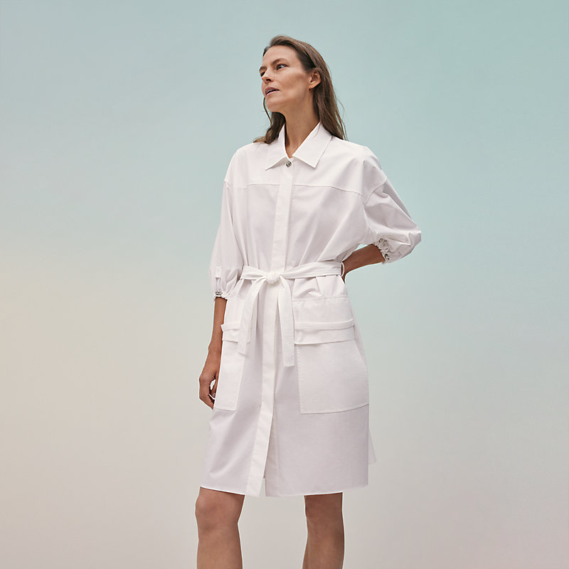 hermes shirt dress