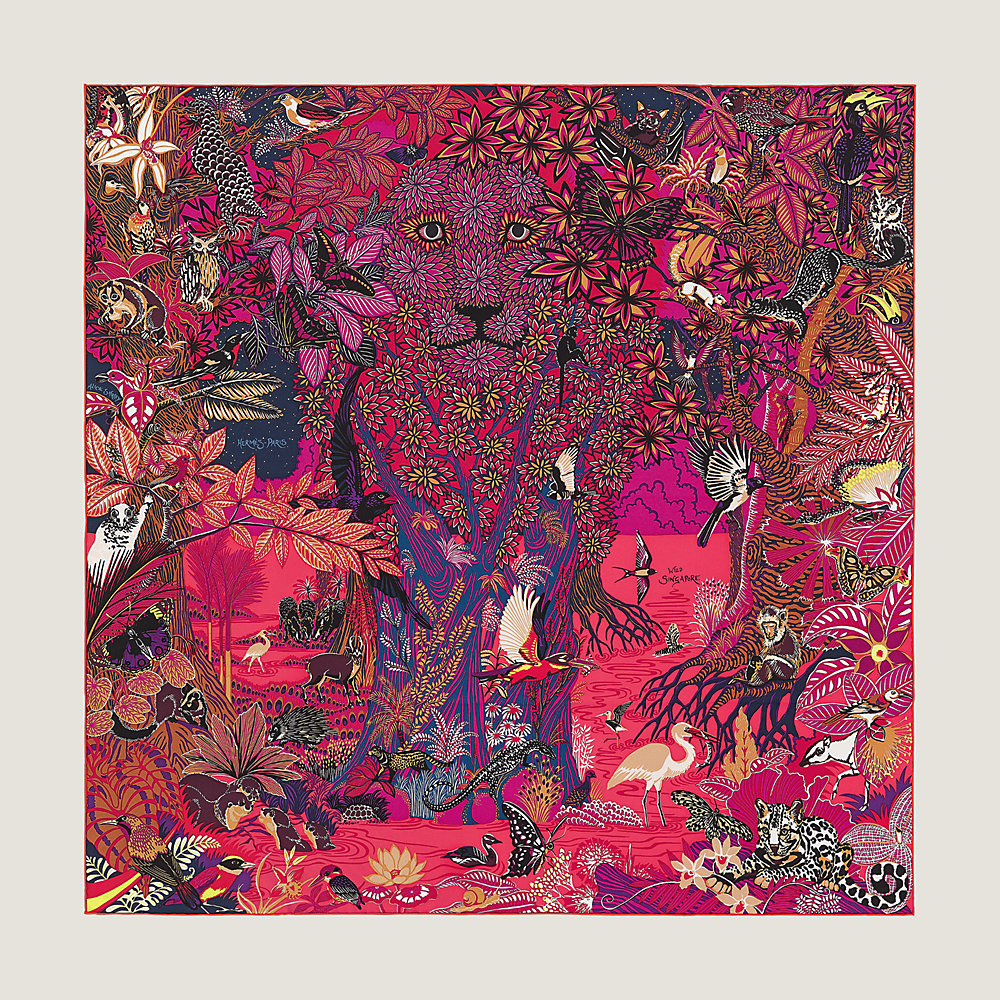 Wild Singapore scarf 90 | Hermès Belgium