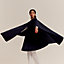 Wool and cashmere cape, View: Worn, worn, view 2 of 7