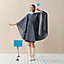 Wool and linen cape, View: Worn, worn, view 1 of 7