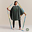 Wool and linen cape, View: Worn, worn, view 6 of 7