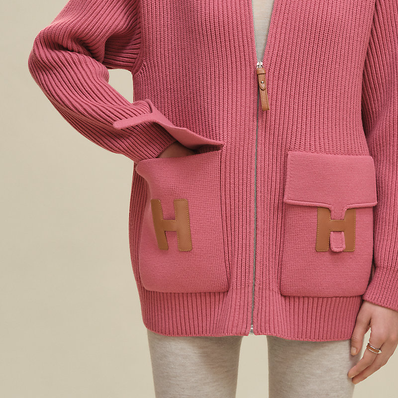 t.japan knit jacket ピンク Net Knit Jacket - thisisneverthat®