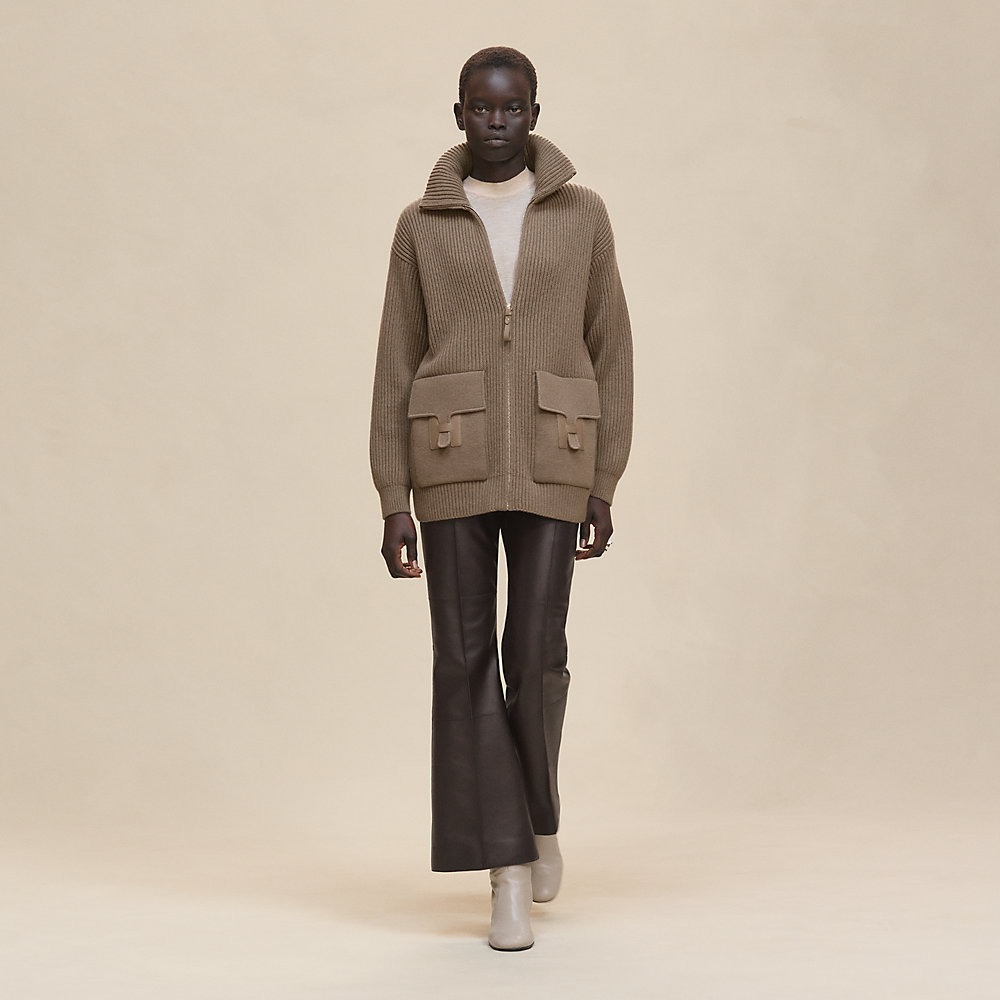 Wool knit jacket | Hermès USA