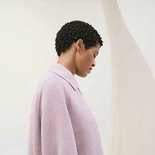 Wool zipped coat | Hermès Macau SAR