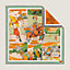 Wow double face scarf 90, View: Flat, flat, view 1 of 8