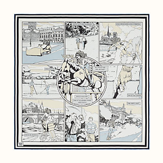 hermes wow double face scarf