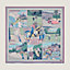 Wow double face scarf 90, View: Flat, flat, view 2 of 7
