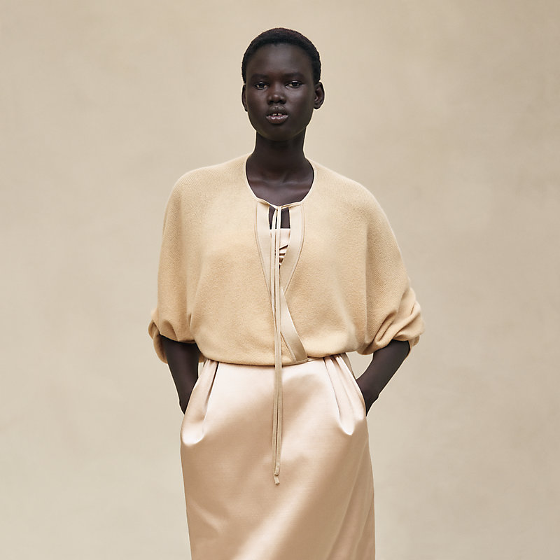 Wrap cashmere cardigan | Hermès USA