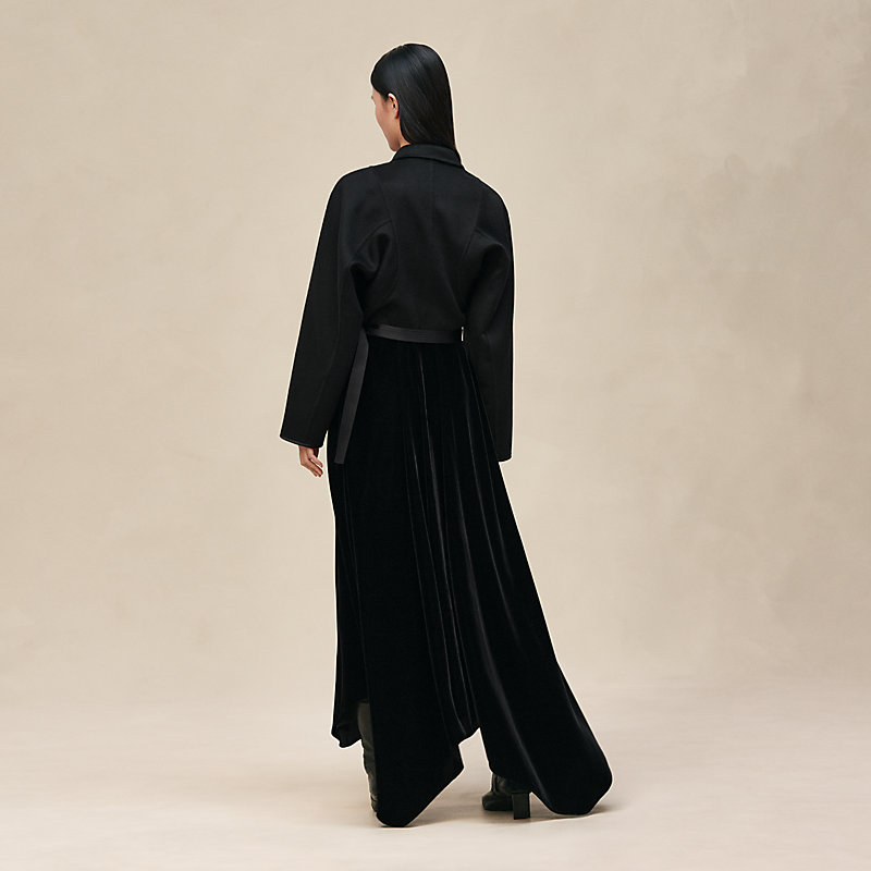 Wrap cashmere jacket