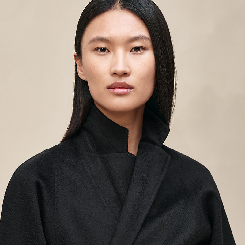 Wrap cashmere jacket