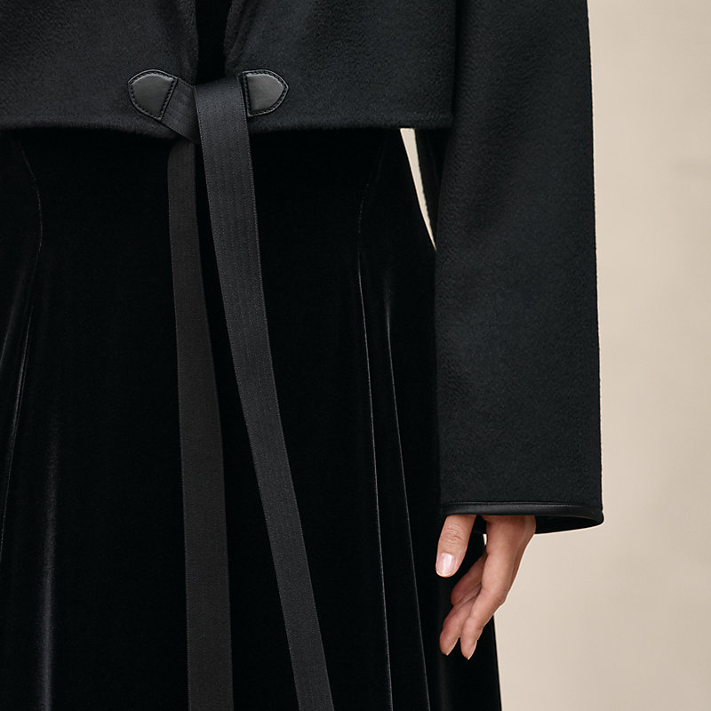Wrap cashmere jacket