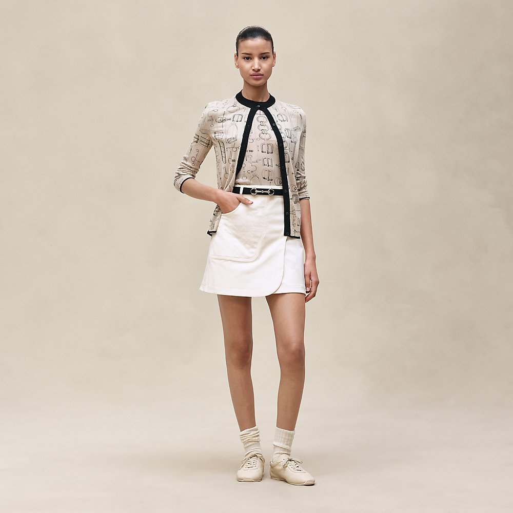 Wrap miniskirt | Hermès Canada