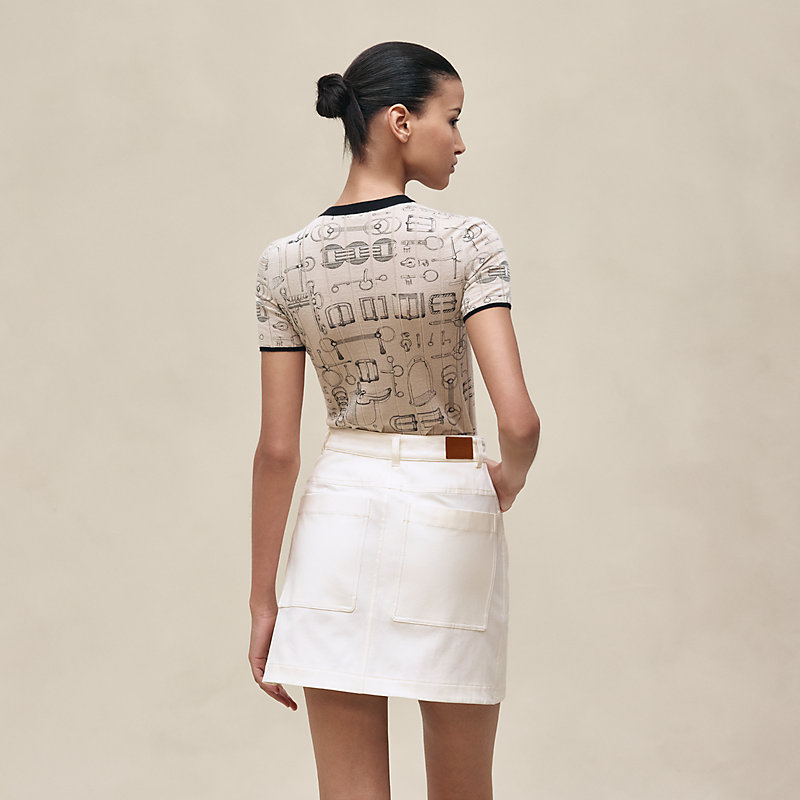 Wrap miniskirt