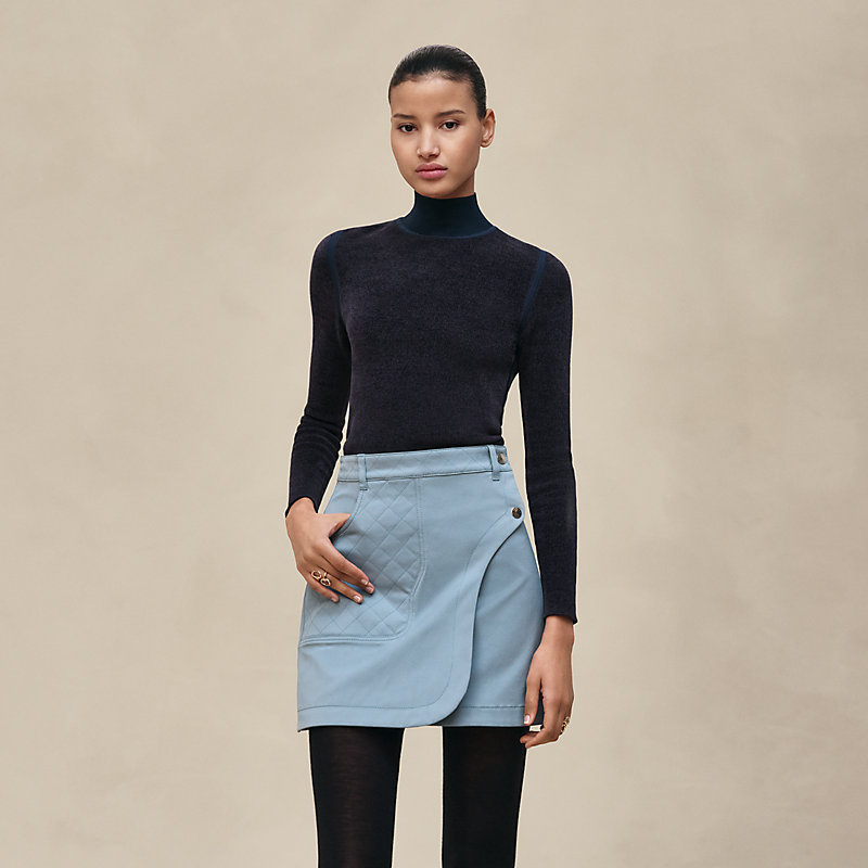 Wrap miniskirt