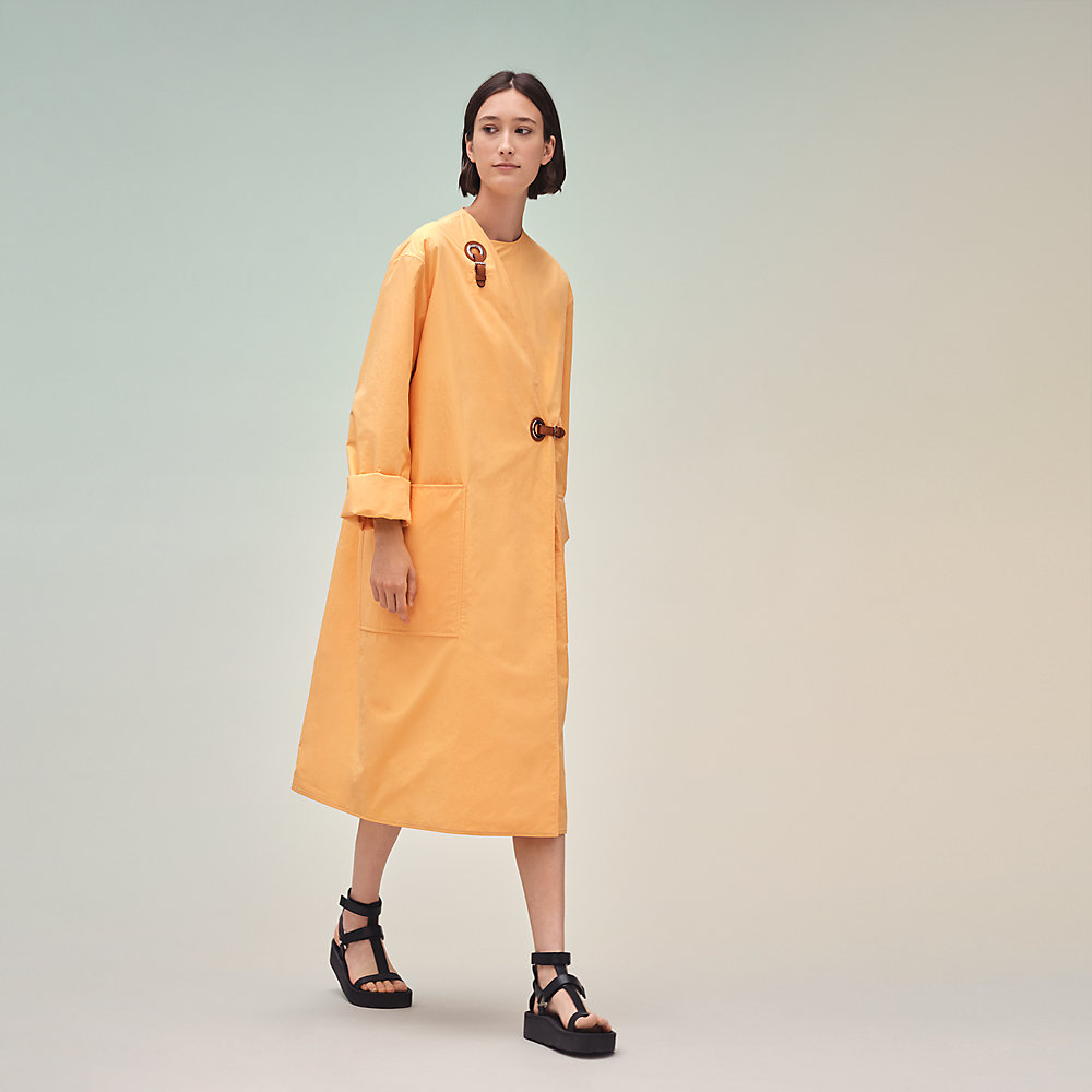 Wraparound coat | Hermès Saudi Arabia