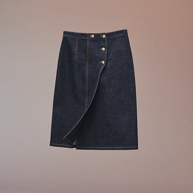 【韓国ブランド】MONOHA：25SS Denim wrap skirt MONOHA | SHOP