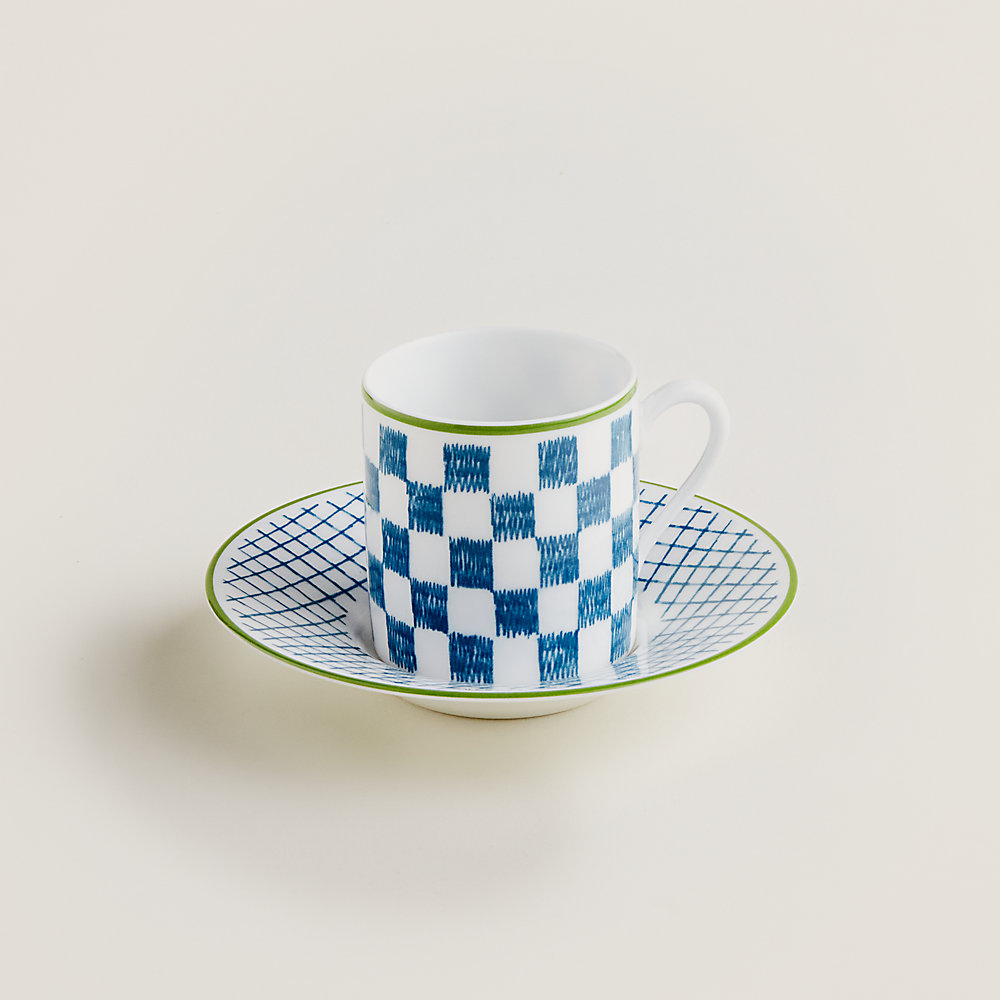 Xícara e pires de café A Walk in the Garden | Hermès Brasil