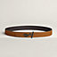 Yachting belt buckle & Reversible leather strap 32&nbsp;mm, View: , view 2 of 2