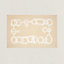 Yachting Tatoo Do Re Boucles beach towel, small model, View: Flat, flat, view 1 of 3