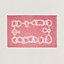 Yachting Tatoo Do Re Boucles beach towel, small model, View: Flat, flat, view 1 of 3