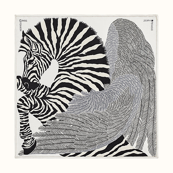 hermes zebra pegasus shawl