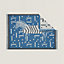 Zebre Zig Zag blanket, View: Back, back, view 3 of 5