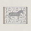 Zebre Zig Zag blanket, View: Flat, flat, view 1 of 5