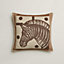 Zebre Zig Zag pillow, View: Back, back, view 3 of 4