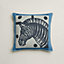 Zebre Zig Zag pillow, View: Back, back, view 2 of 4