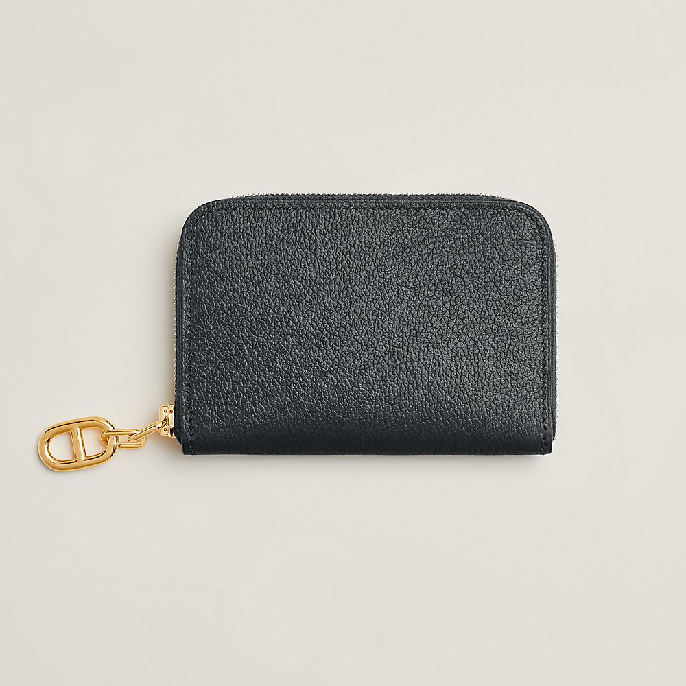 t*k様 Hermès｜ Wallet〝ZIPENGO〟Chaine d’Anc Zipengo Chaine d'Ancre Compact card holder - Grey | Hermès USA