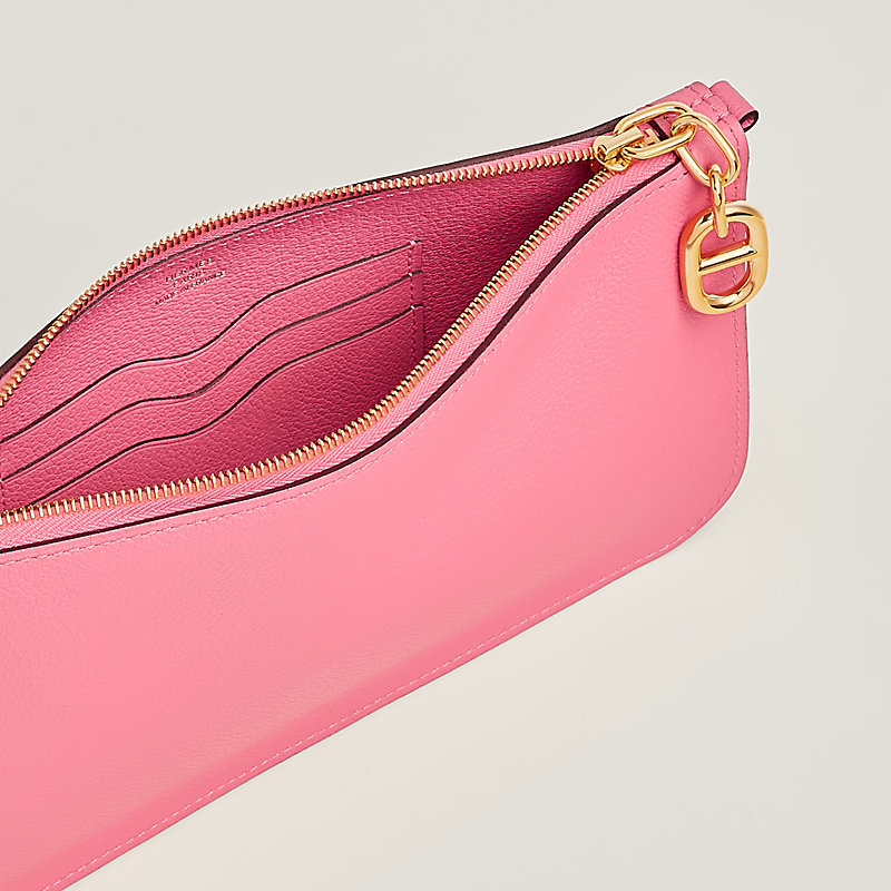 Zipengo Chaine d'Ancre To Go pouch - Pink | Hermès USA