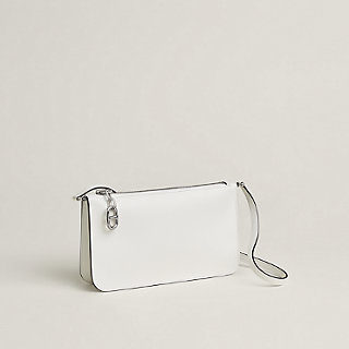 Zipengo Chaine d'Ancre To Go pouch - White | Hermès USA