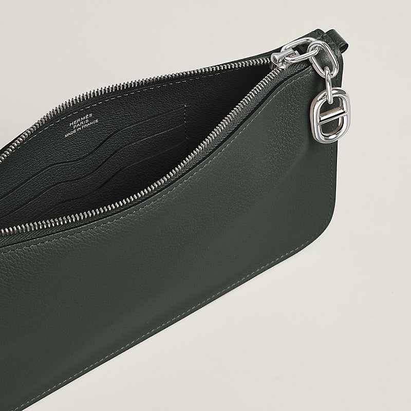 Zipengo Chaine d'Ancre To Go pouch - Green | Hermès Poland Zipengo Chaine d'Ancre To Go pouch - Green | Hermès Poland