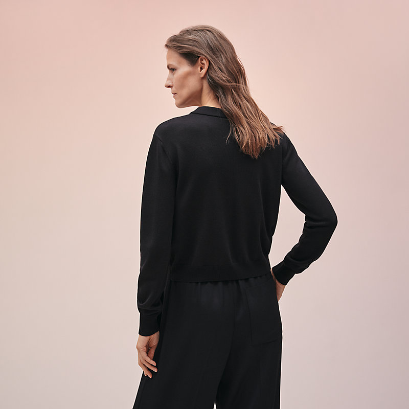 Zipped cardigan with 