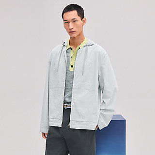 Zipped hooded jacket | Hermès Macau SAR