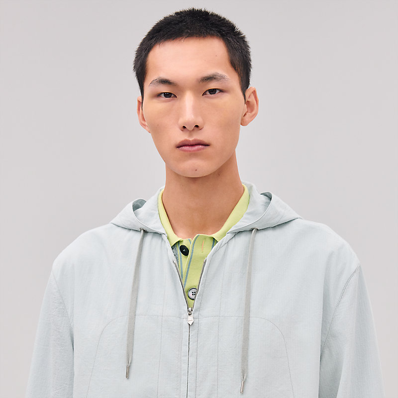 Zipped hooded jacket | Hermès USA
