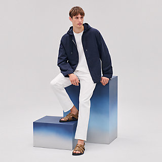 Zipped hooded jacket | Hermès USA