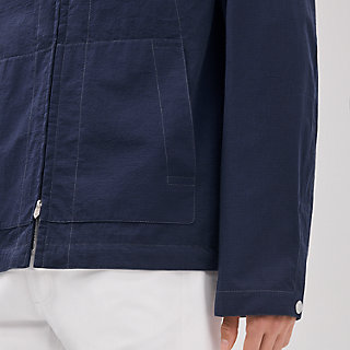Zipped hooded jacket | Hermès USA