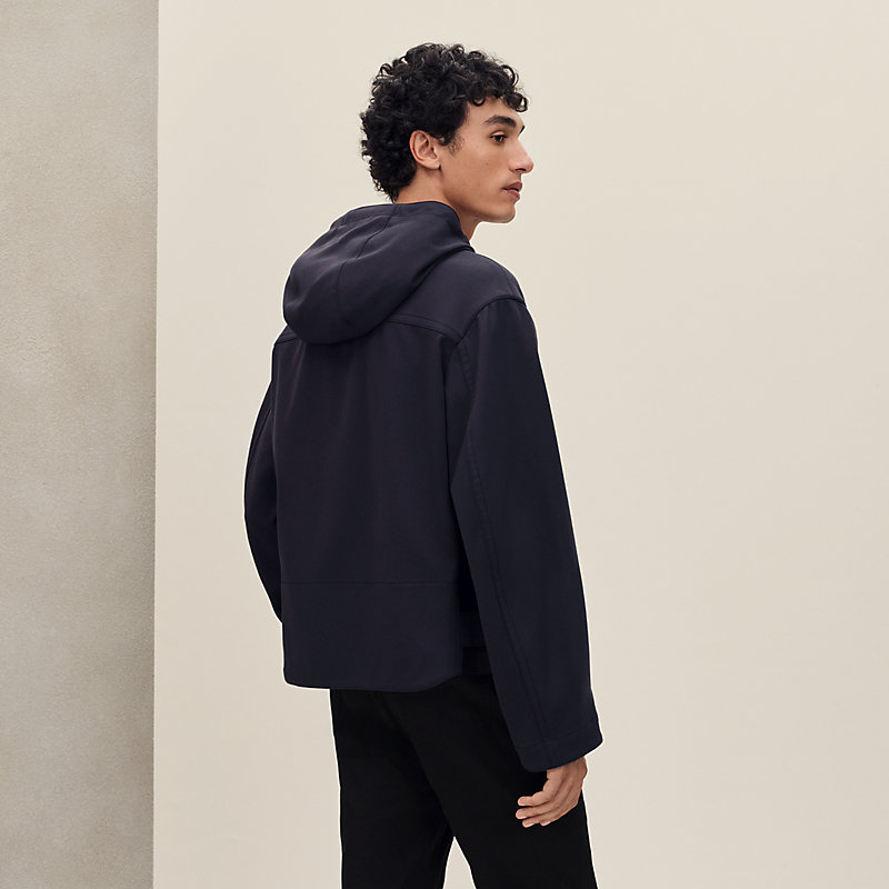 Zipped hooded jacket | Hermès Macau SAR