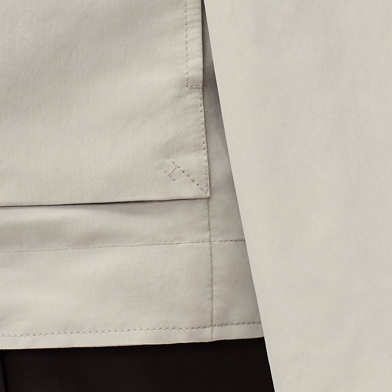 Zipped hooded jacket