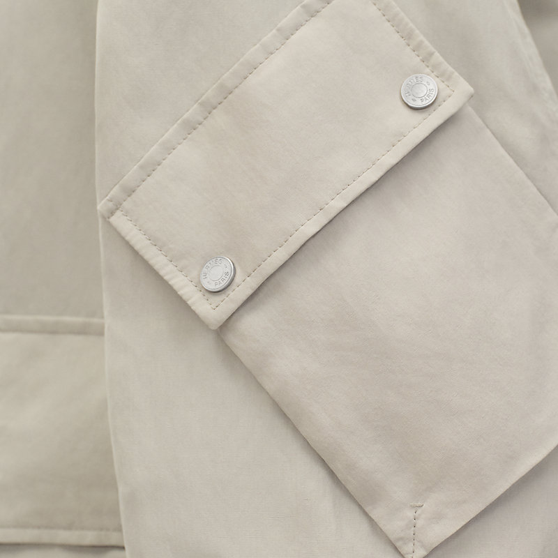 Zipped hooded jacket