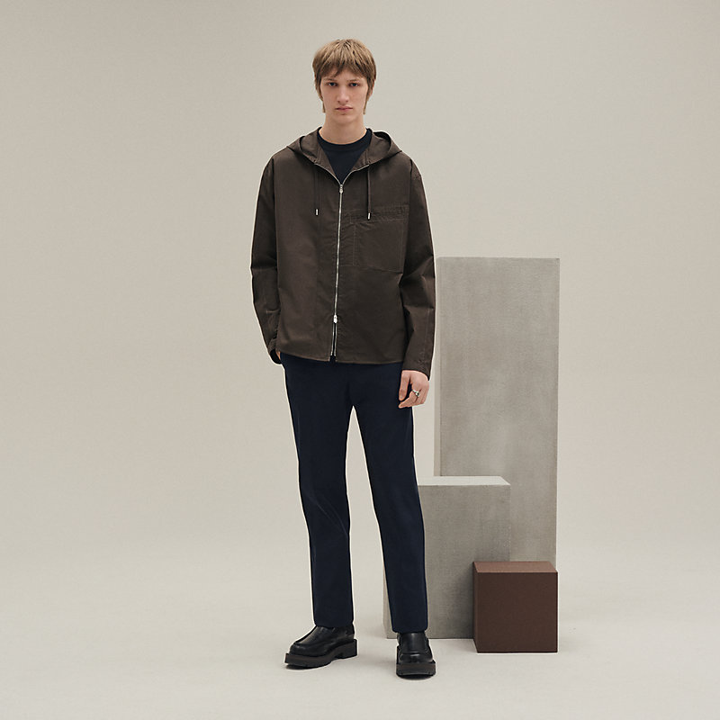 herlipto Twill Oversized Jacket q Sサイズ Zipped hooded jacket shirt | Hermès Macau SAR