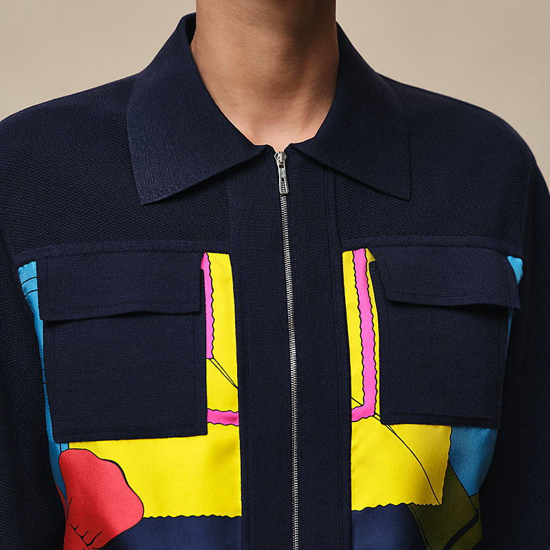ジャケット・アウター hermes zip up jacket Hermes Women's Orange Zip Up Sport Jacket - E-SEVEN STORE