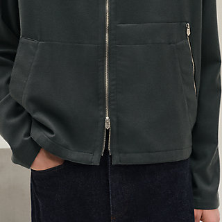 ★ジップスリーブ★【HERMES】ヴィスコースウールジャケット Zipped jacket shirt | Hermès USA